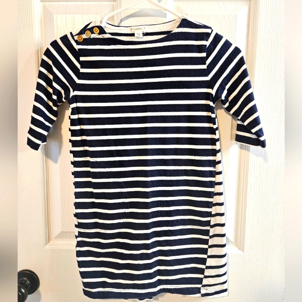 Girl's Crewcuts Navy and White dress size 7